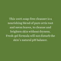 Orris root brightening face wash 120ml