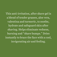 Wild grass a soothing after shave gel for men, 120ml