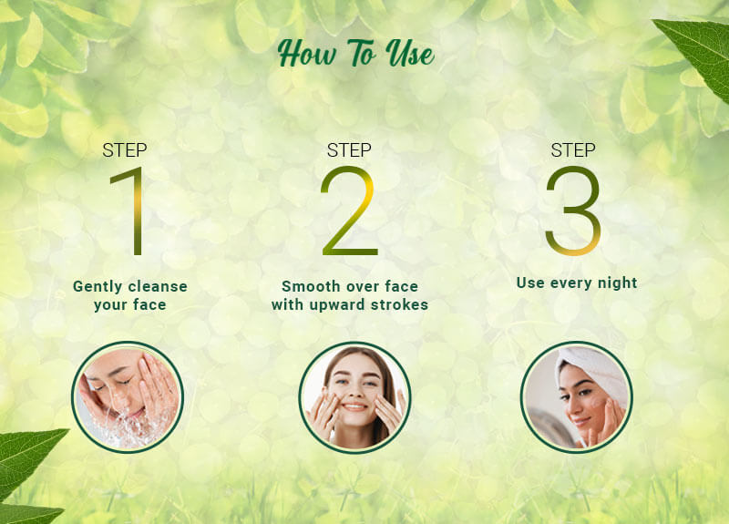 How to use Clear Improvement Vitamin C & Gotu Kola Night Cream 50Gm