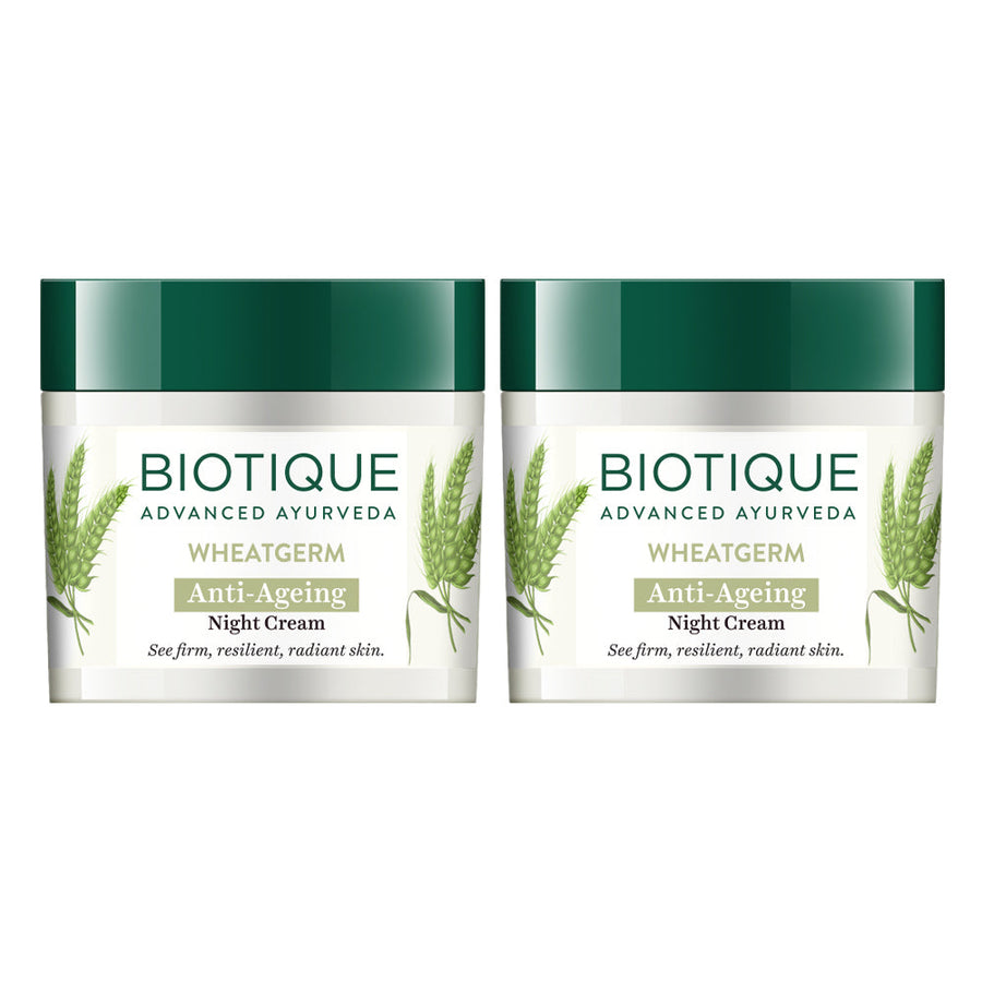 WHEATGERM Anti-Ageing Night Cream 50g (Pack of 2)
