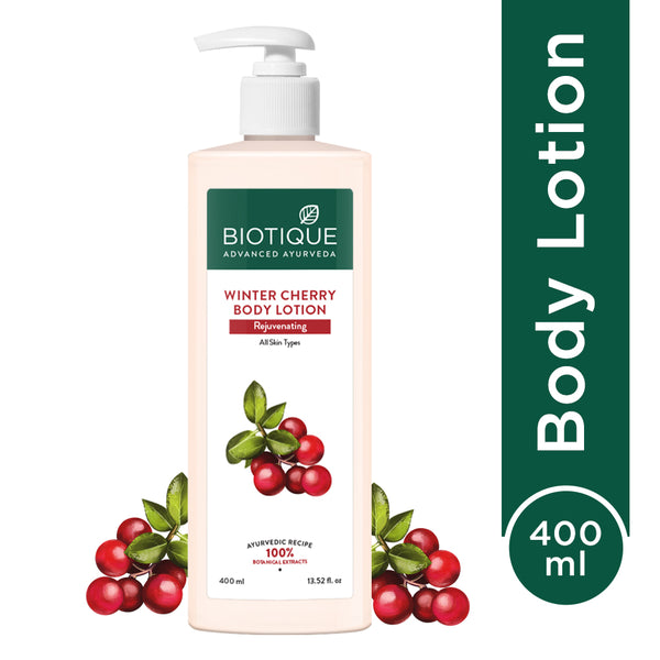 Winter cherry rejuvenating body lotion