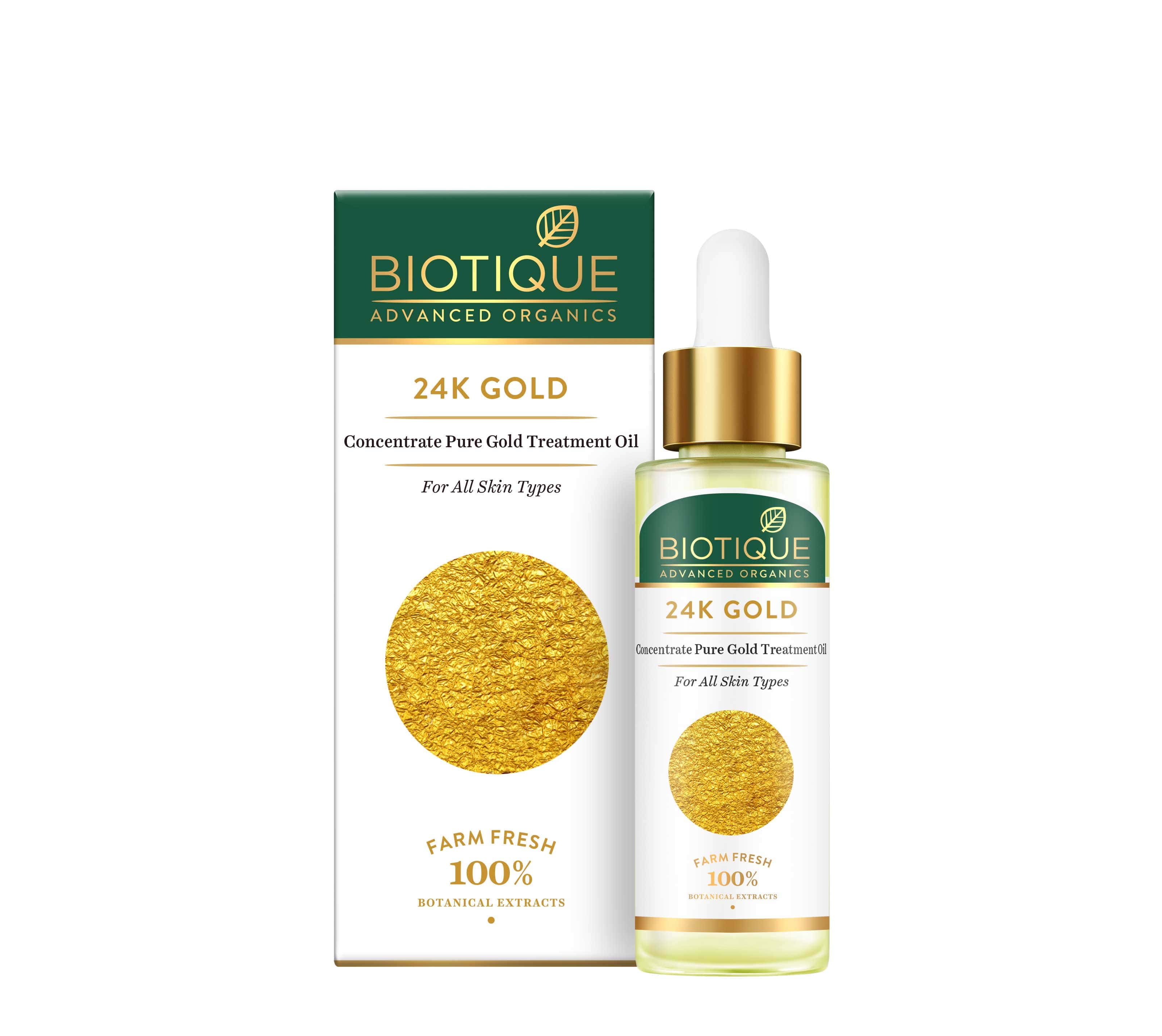 24k gold treatment oil concentrate pure gold 30 ml