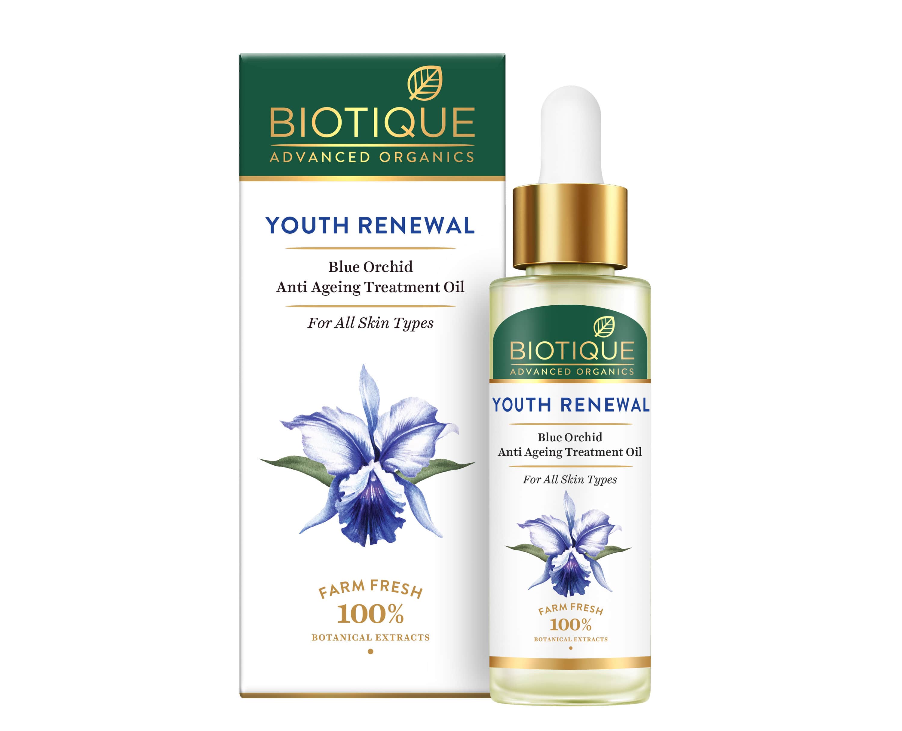 Youth renewal blue orchid anti-ageing treatment oil 30ml