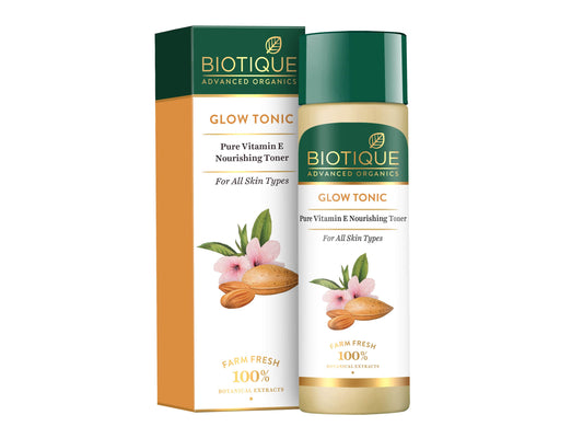 Glow tonic pure vitamin e nourishing toner 120 ml