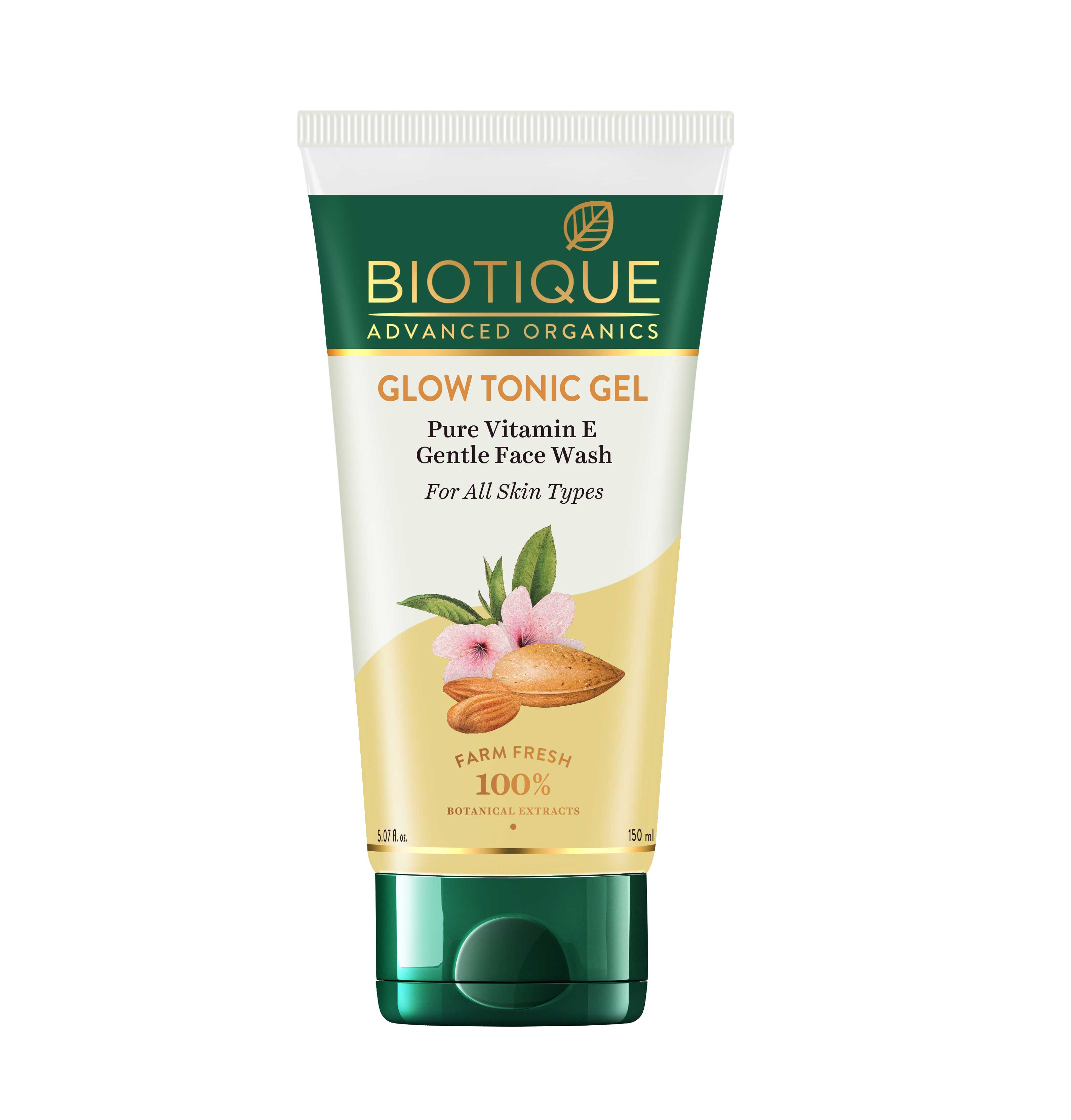 Glow tonic gel pure vitamin e gentle face wash 150ml
