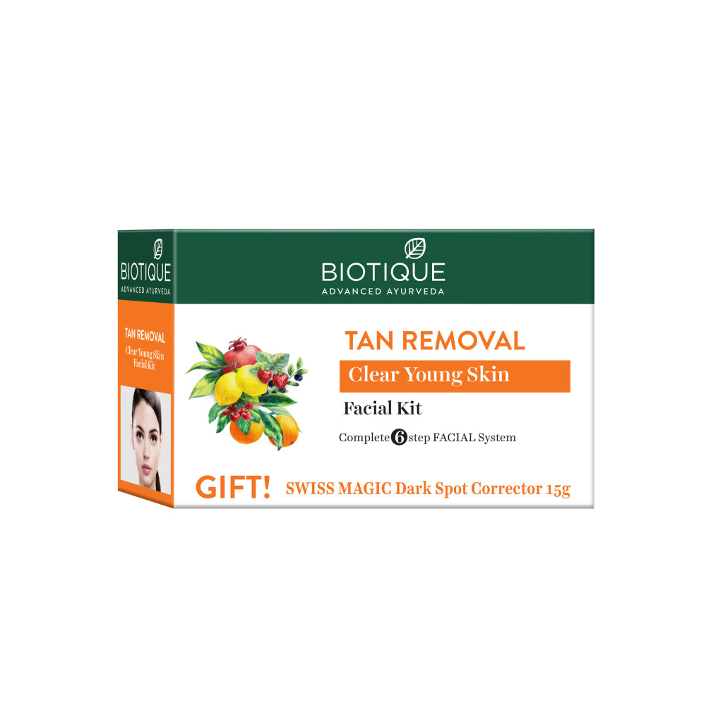 Tan removal clear young skin facial kit (5x10g + 15g)