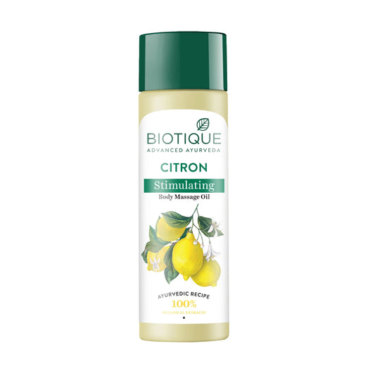 Citron stimulating body massage oil 200ml