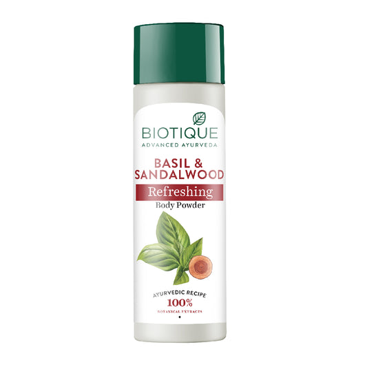 Basil & sandalwood refreshing body powder 150g