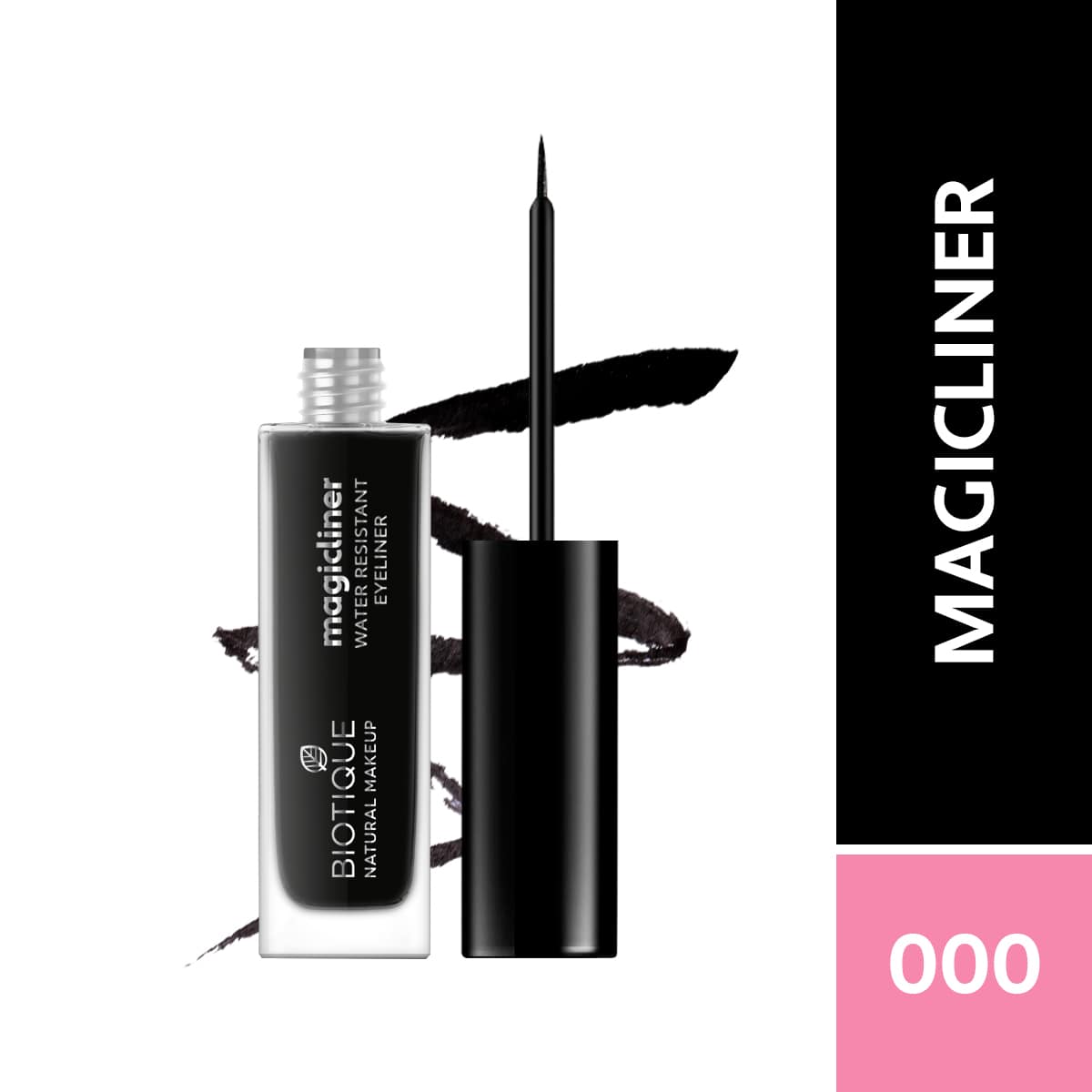 Biotique Natural Makeup Magicliner, Midnight Black, 9ml