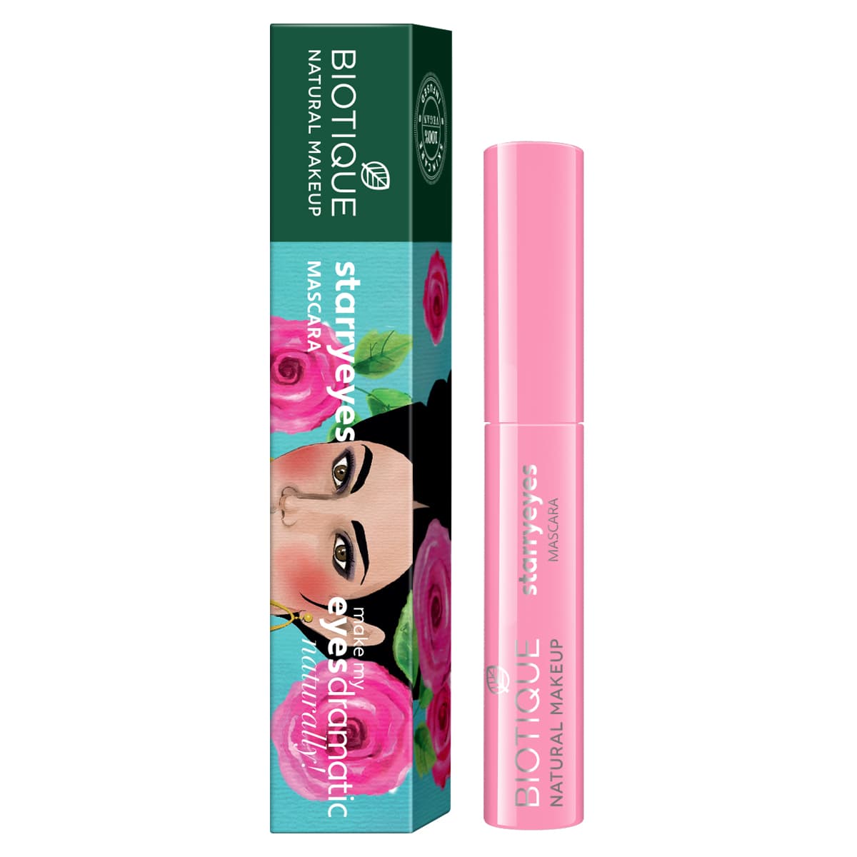 Biotique natural makeup starryeyes mascara, ebony black, 8ml