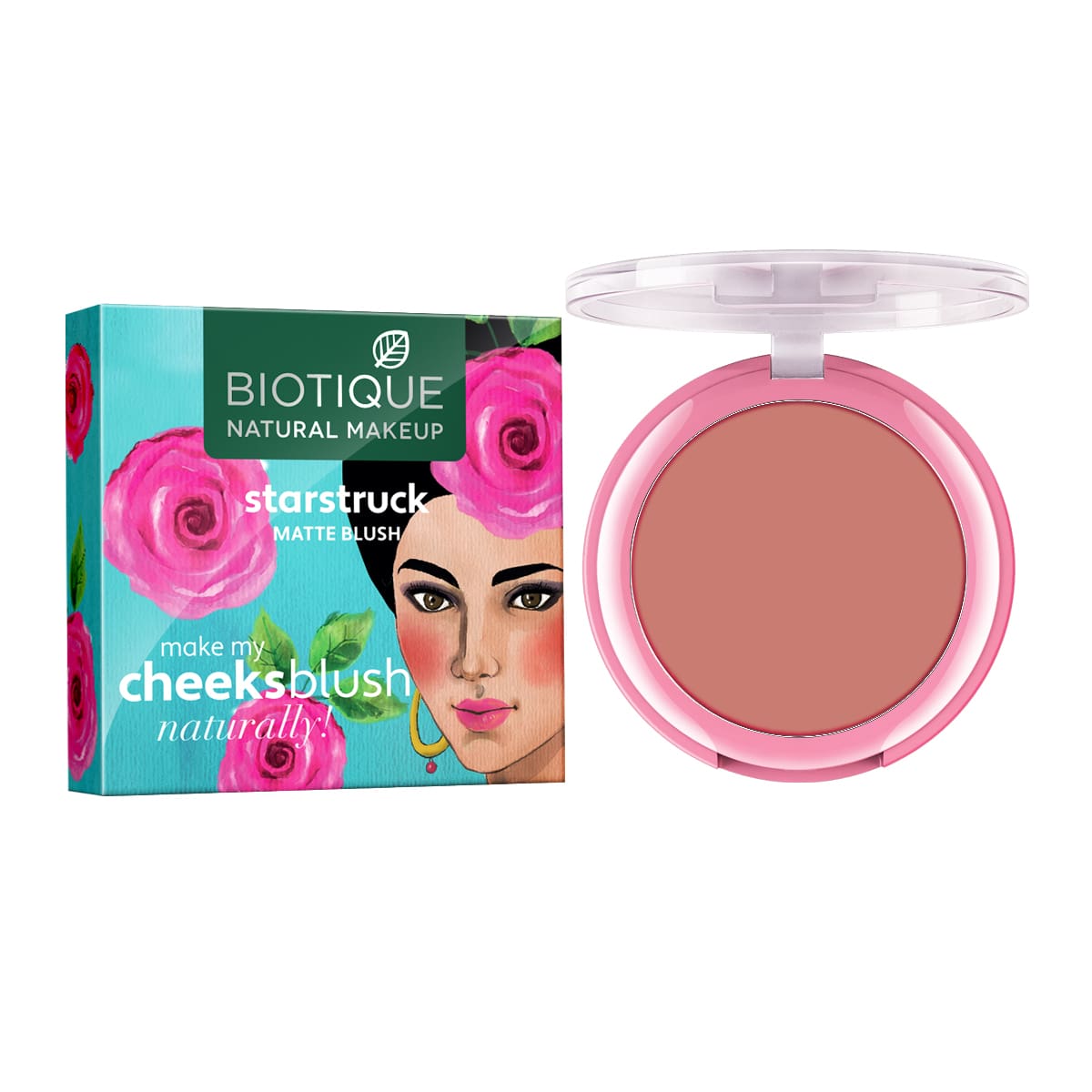 Biotique natural makeup starstruck matte blush
