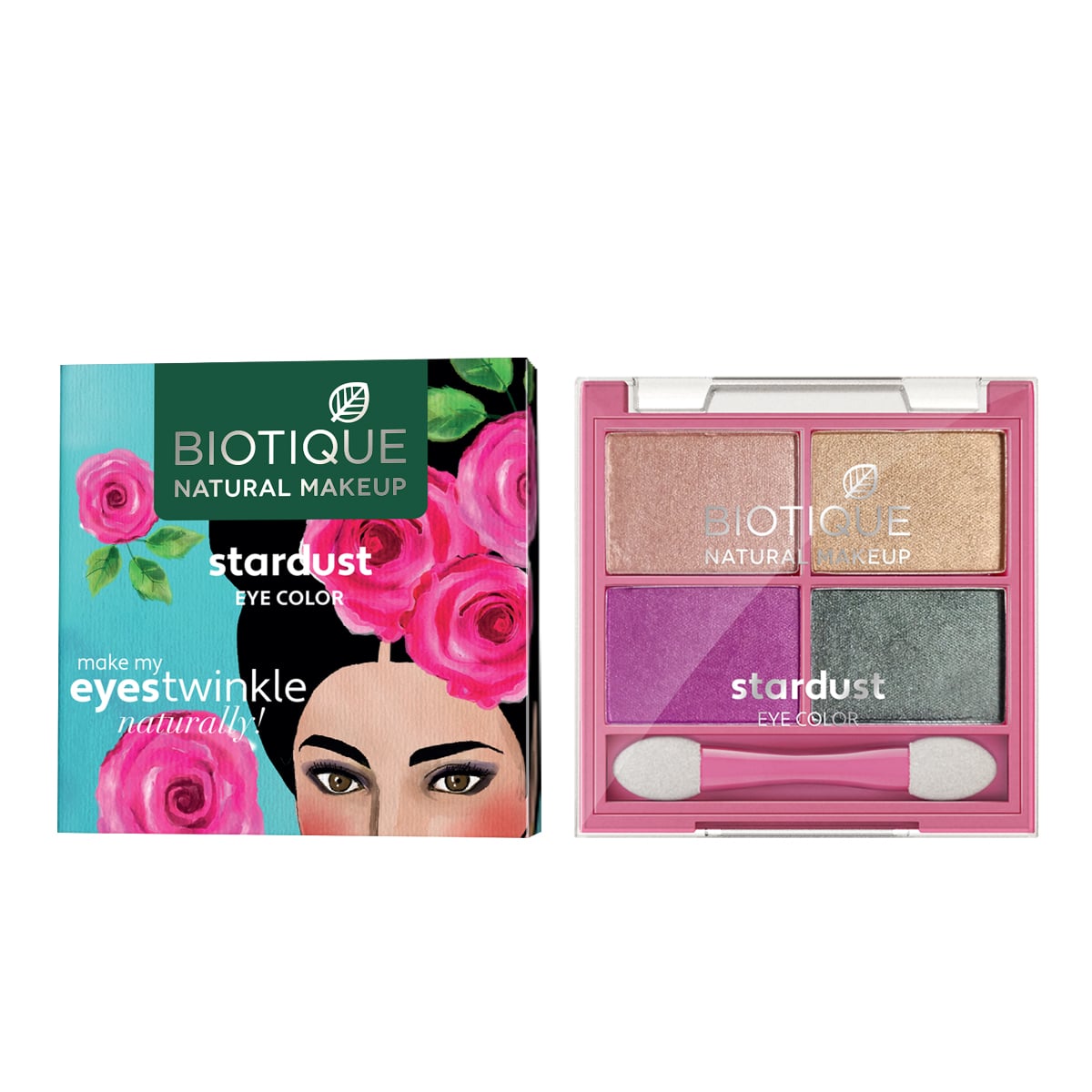 Biotique natural makeup stardust eye shadow, moon shadow, 7g