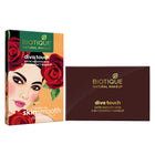 Biotique Natural Makeup Diva Satin Smooth 3-in-1 Compact Makeup, Creamy Oatmeal, 9g