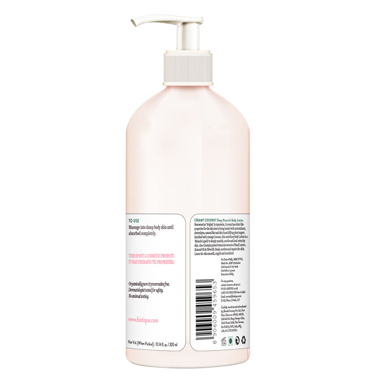 Creamy coconut deep nourish body lotion 120ml