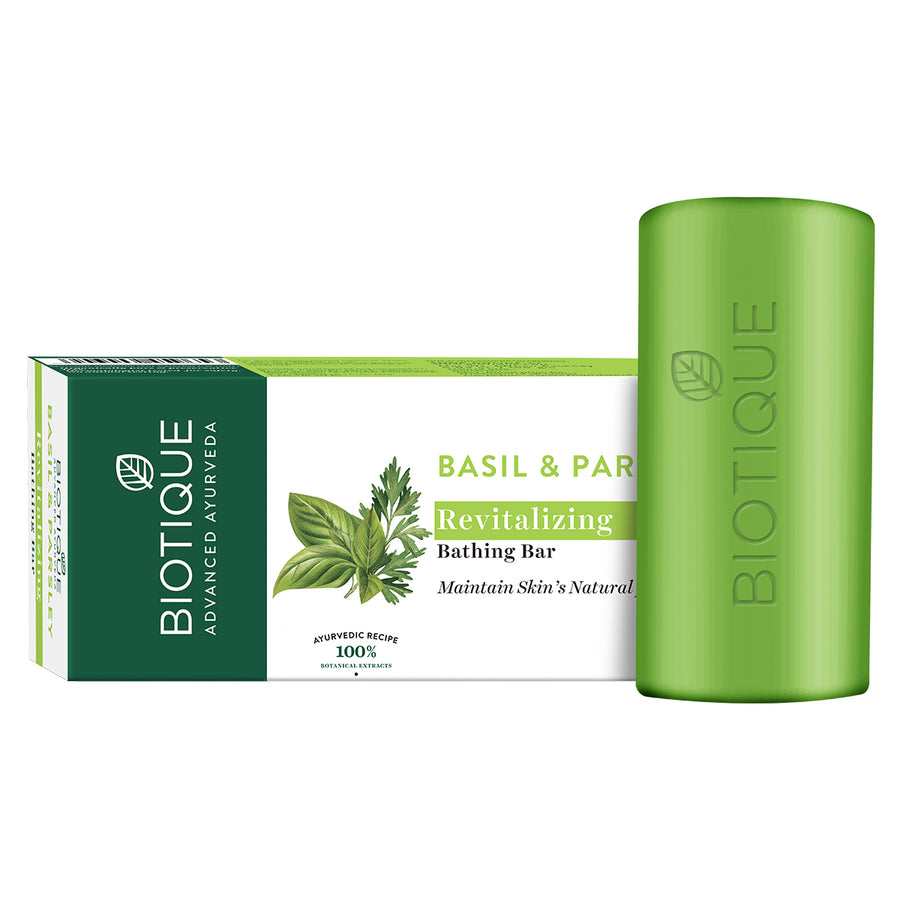 BASIL & PARSLEY Revitalizing Bathing Bar 150g (Pack of 2)