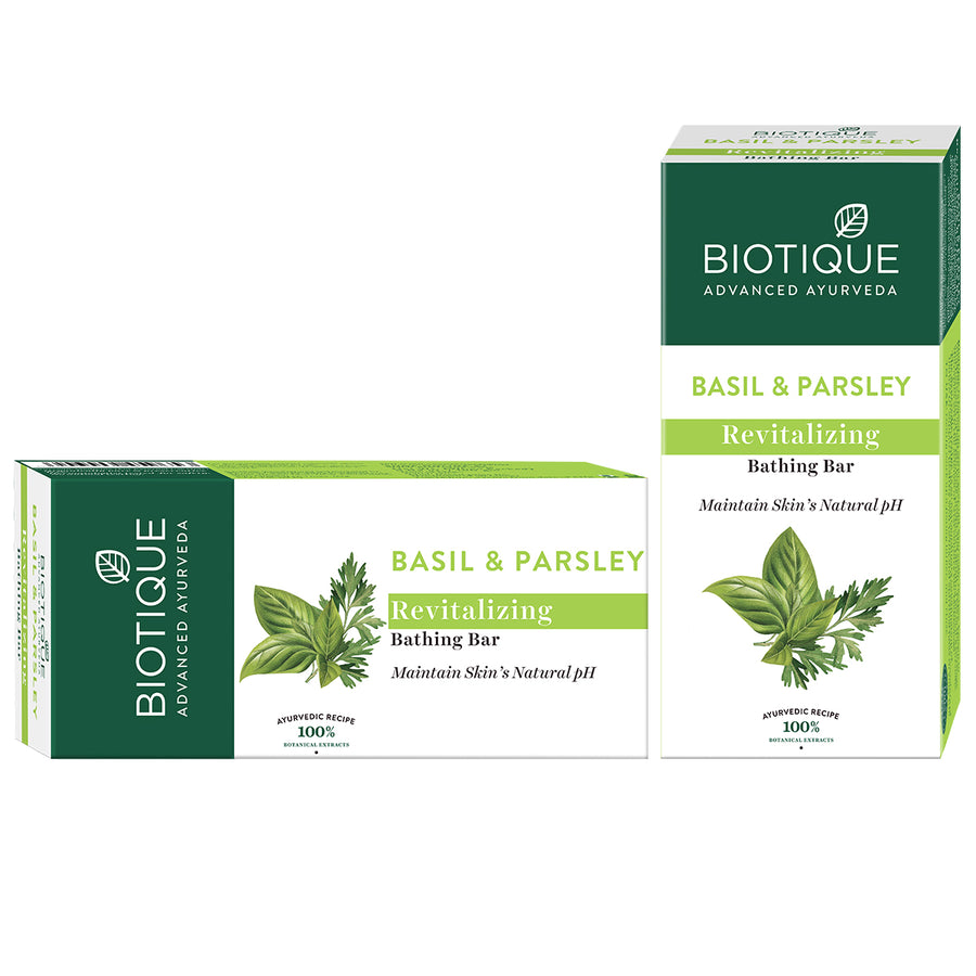 BASIL & PARSLEY Revitalizing Bathing Bar 150g (Pack of 2)