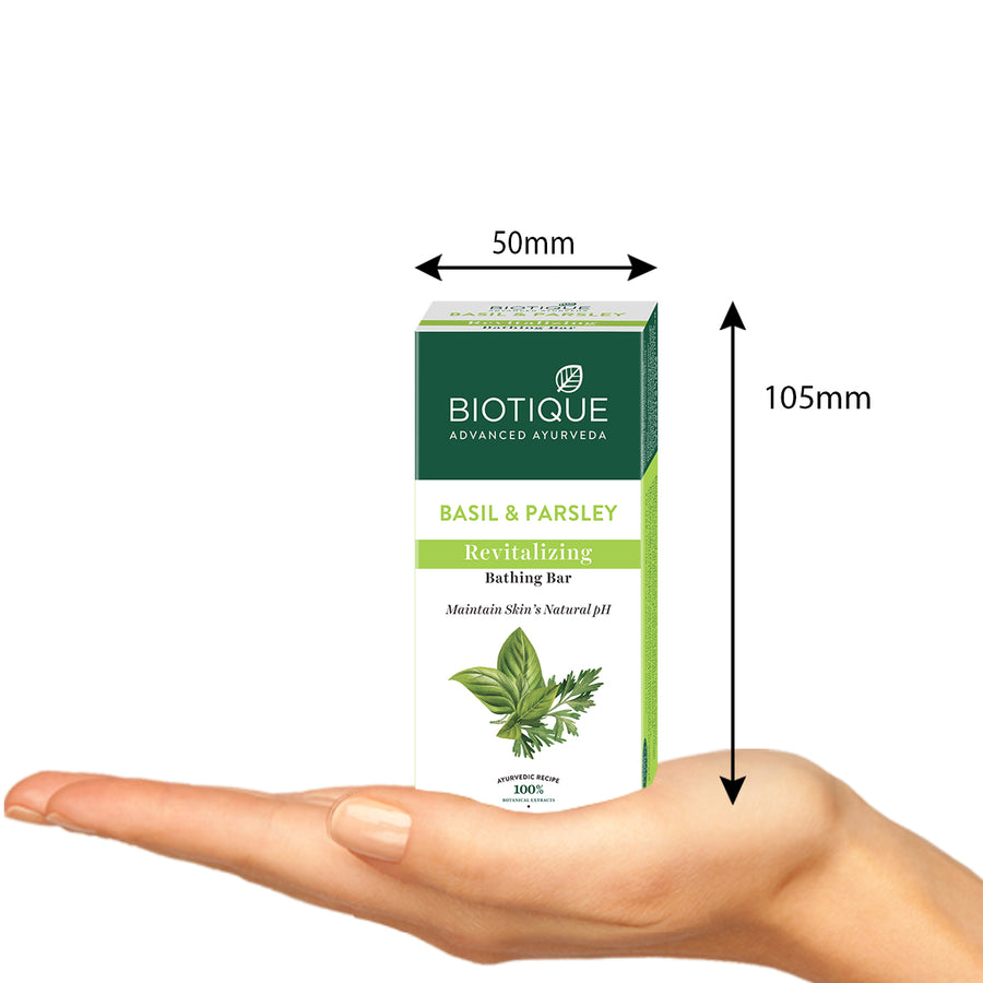 BASIL & PARSLEY Revitalizing Bathing Bar 150g (Pack of 2)
