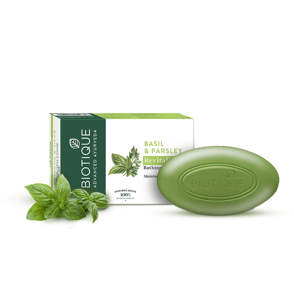 Basil & parsley revitalizing bathing bar