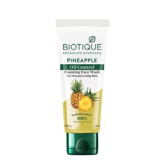 Pineapple oil control foaming face wash