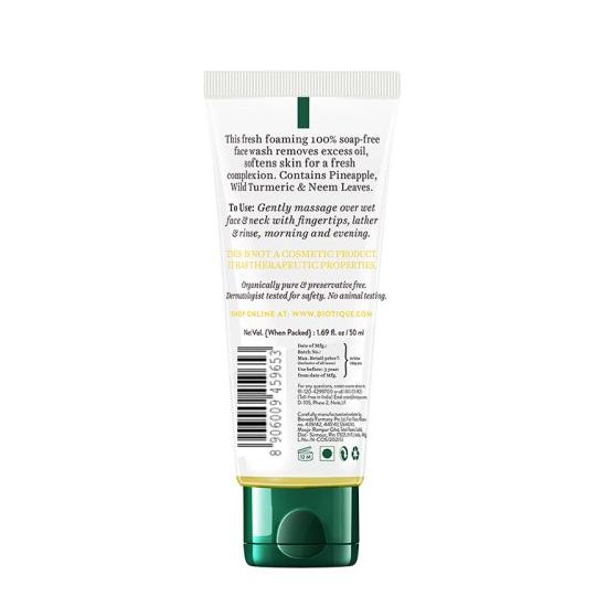 Pineapple Oil Control Foaming Face Wash 50ml