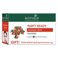 Party ready instant glow facial kit (5 × 10g + 15g) – pack of 2
