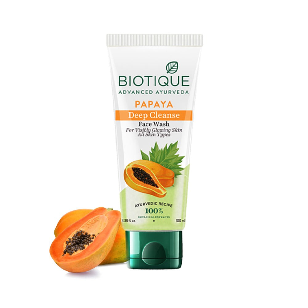 Papaya deep cleanse face wash