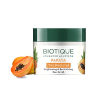 Papaya tan removal brightening & revitalizing face scrub 75g
