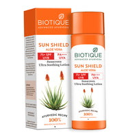 Sun shield aloe vera 30+ spf sunscreen lotion 50ml