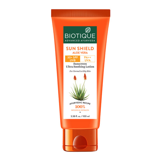 Sun shield aloe vera 30+ spf sunscreen lotion 50ml