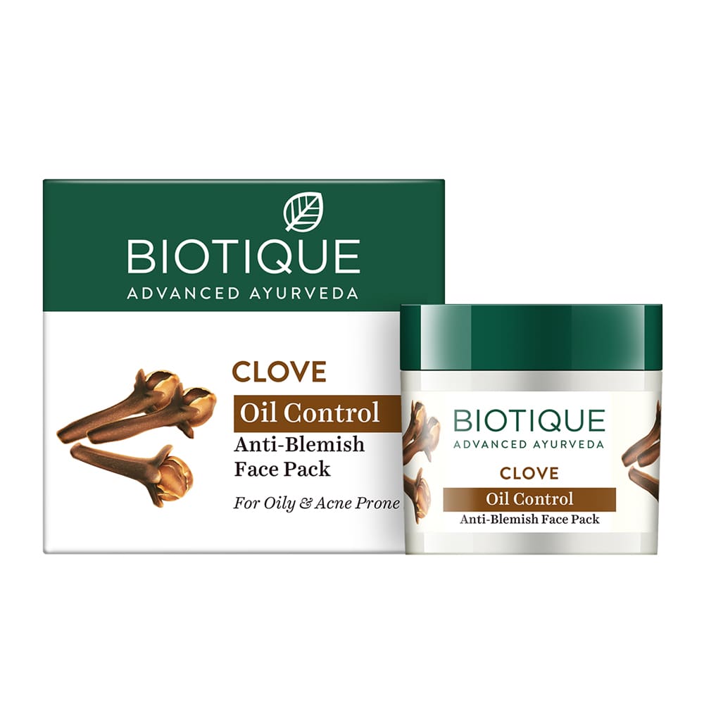 Clove oil control anti-blemish face pack 75g