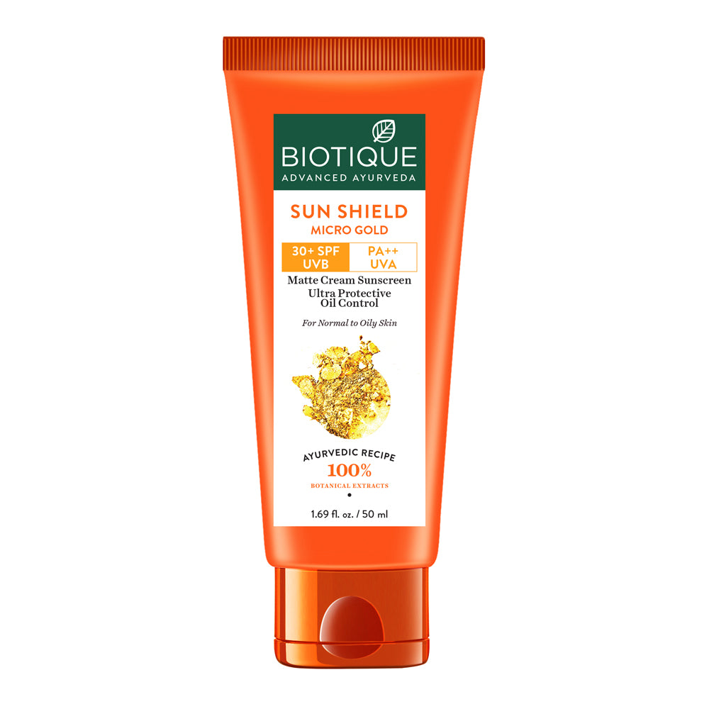 Sun Shield Micro Gold Matte Cream 30+ SPF UAV Sunscreen Ultra Protective Oil Control -50ml