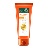 Biotique sun shield micro gold matte cream spf 30 uva/uvb 100ml