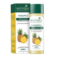 Pineapple oil control foaming face cleanser 120ml