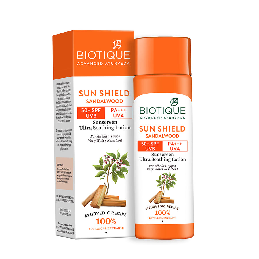 Sun Shield Sandalwood 50+SPF Sunscreen Lotion 190ml