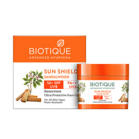 Sun shield sandalwood 50+spf suncreen --50g