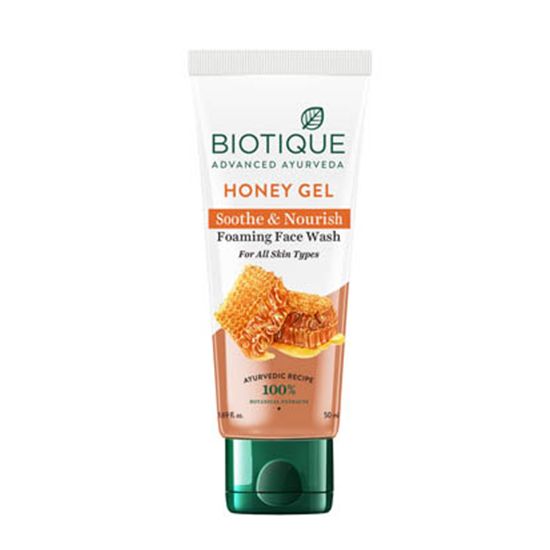 Honey gel soothe & nourish foaming face wash