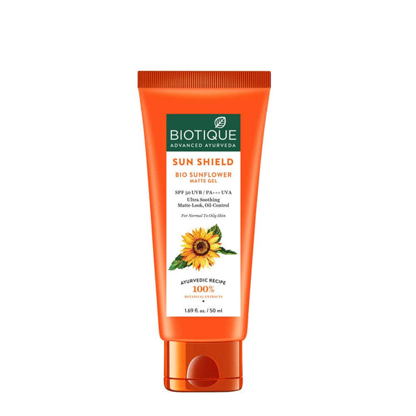 Sun shield bio sunflower matte gel spf 50 uvb