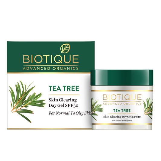 Tea tree skin clearing day gel spf 30  50gm